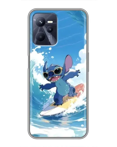 Чехол для Realme C35 с картинкой «Стич на волне» Чехол для Realme C35 с картинкой «Стич на волне»