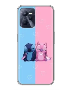 Чехол для Realme C35 с картинкой «Stitch и Angel Love» Чехол для Realme C35 с картинкой «Stitch и Angel Love»