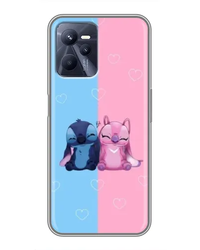Чехол для Realme C35 с картинкой «Stitch и Angel Love» Чехол для Realme C35 с картинкой «Stitch и Angel Love»