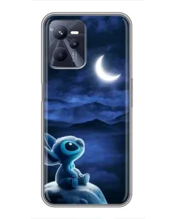 Чехол для Realme C35 с картинкой «Лунная ночь Стича» Чехол для Realme C35 с картинкой «Лунная ночь Стича»