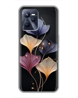 Чохол для Realme C35 з картинкою «Лілові квіти грації»
