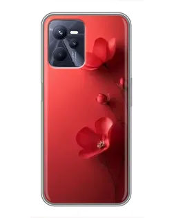 Чохол для Realme C35 з картинкою «Макові суцвіття»