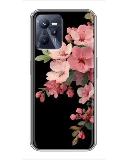 Чохол для Realme C35 з картинкою «Рожева гілка сакури»