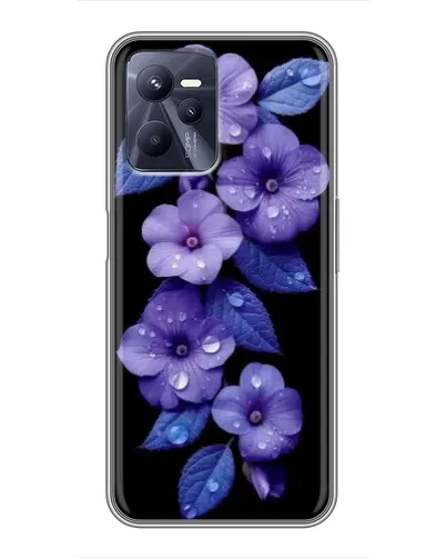 Чохол для Realme C35 з картинкою «Фіолетові квіти з росою» Чохол для Realme C35 з картинкою «Фіолетові квіти з росою»