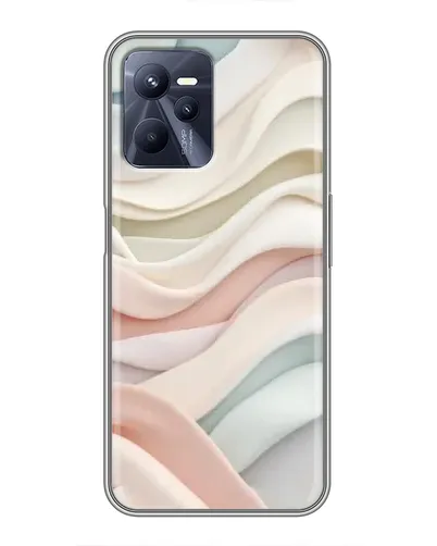 Чехол для Realme C35 с картинкой «Пастельные нежные волны»