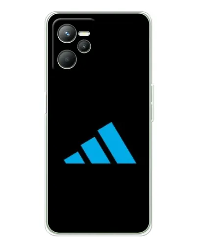 Чехол для Realme C36 с картинкой «Adidas Cyan Logo»