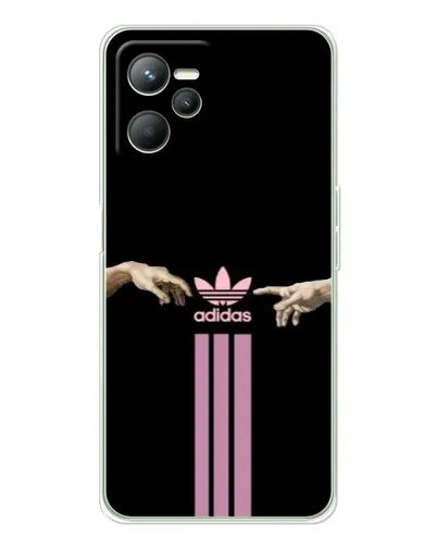 Чехол для Realme C36 с картинкой «Adidas Hands»