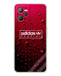 Чехол для Realme C36 с картинкой «Adidas Gold Marble»