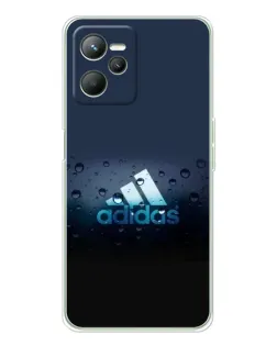 Чехол для Realme C36 с картинкой «Adidas Water Drops»