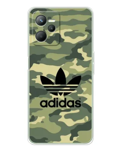 Чехол для Realme C36 с картинкой «Милитари стиль Adidas»