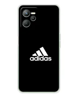Чехол для Realme C36 с картинкой «Черная классика Adidas»