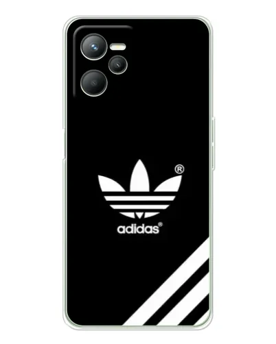 Чехол для Realme C36 с картинкой «Adidas с диагональными полосами»