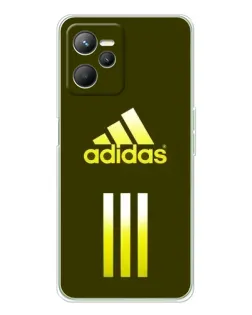 Чехол для Realme C36 с картинкой «Оливковый градиент Adidas»