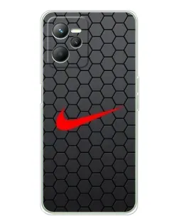 Чохол для Realme C36 з картинкою «Nike — карбонова сітка» Чохол для Realme C36 з картинкою «Nike — карбонова сітка»