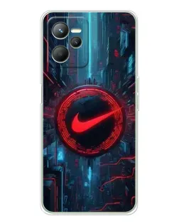 Чохол для Realme C36 з картинкою «Техногенний стиль Nike»