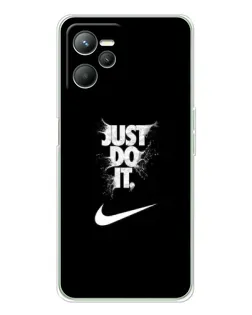 Чохол для Realme C36 з картинкою «Текстовий принт Nike»
