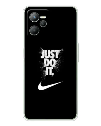 Чохол для Realme C36 з картинкою «Текстовий принт Nike»