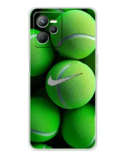 Чохол для Realme C36 з картинкою «Тенісні м'ячі Найк»