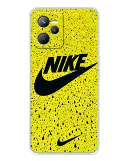 Чохол для Realme C36 з картинкою «Жовтий текстурний Nike»