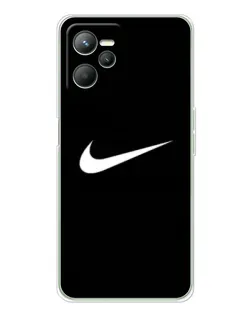 Чехол для Realme C36 с картинкой «Минималистический Найк»