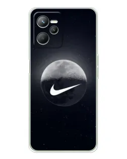 Чехол для Realme C36 с картинкой «Nike в стиле граффити»