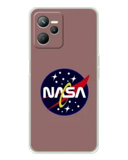 Чохол для Realme C36 з картинкою «NASA — ретро космос»