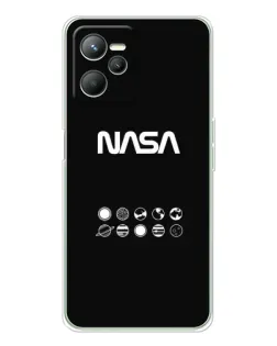 Чохол для Realme C36 з картинкою «NASA — технічний принт»