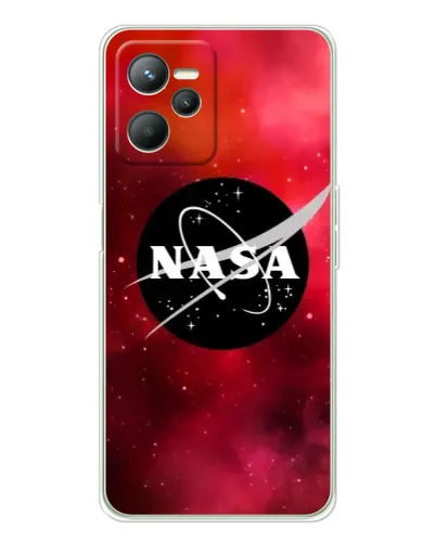 Чохол для Realme C36 з картинкою «NASA — червона туманність»