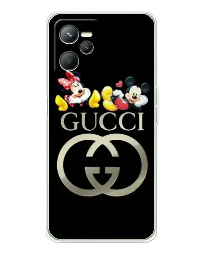 Чехол для Realme C36 с картинкой «Gucci — герои Disney»
