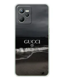Чехол для Realme C36 с картинкой «Gucci — морской прибой»