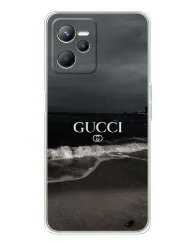Чехол для Realme C36 с картинкой «Gucci — морской прибой»