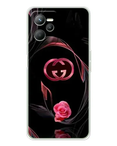 Чехол для Realme C36 с картинкой «Gucci — неоновая роза»