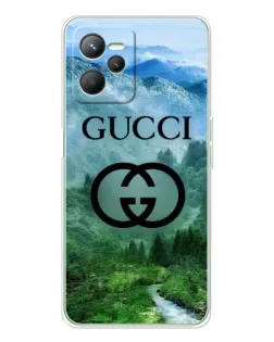 Чехол для Realme C36 с картинкой «Gucci — горный пейзаж»