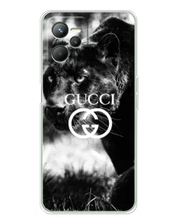 Чехол для Realme C36 с картинкой «Gucci — дикая природа»