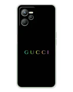 Чехол для Realme C36 с картинкой «Gucci — неоновый минимализм»