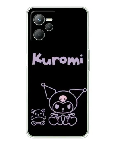 Чехол для Realme C36 с картинкой «Kuromi — черный минимализм» Чехол для Realme C36 с картинкой «Kuromi — черный минимализм»