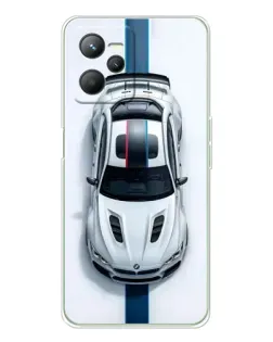 Чехол для Realme C36 с картинкой «Вид сверху — BMW M»