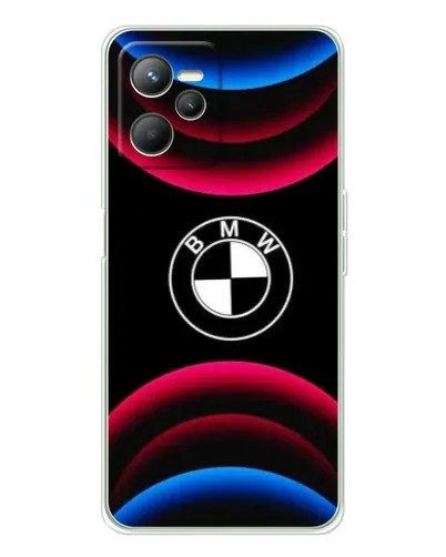Чехол для Realme C36 с картинкой «Логотип BMW и неоновые дуги» Чехол для Realme C36 с картинкой «Логотип BMW и неоновые дуги»