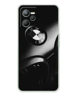 Чехол для Realme C36 с картинкой «Эмблема BMW — макро»