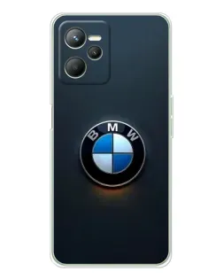 Чехол для Realme C36 с картинкой «Логотип BMW — минимализм»