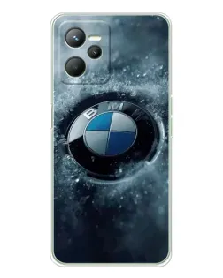 Чохол для Realme C36 з картинкою «Логотип BMW — лід»