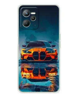 Чохол для Realme C36 з картинкою «BMW — золота емблема»