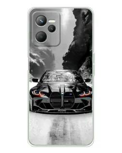 Чохол для Realme C36 з картинкою «BMW — акварельний дрифт»