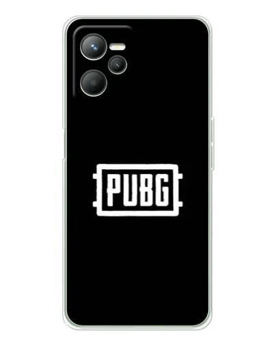 Чехол для Realme C36 с картинкой «Лого BMW — металлический блеск»