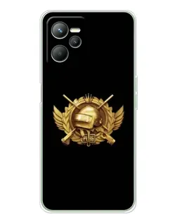 Чохол для Realme C36 з картинкою «PUBG — помаранчевий градієнт»