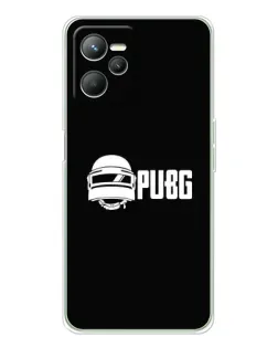 Чехол для Realme C36 с картинкой «PUBG — классический лого»