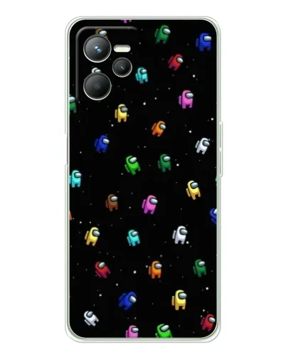 Чехол для Realme C36 с картинкой «Экипаж Among Us»