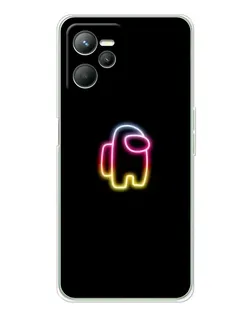 Чехол для Realme C36 с картинкой «Among Us градиент»
