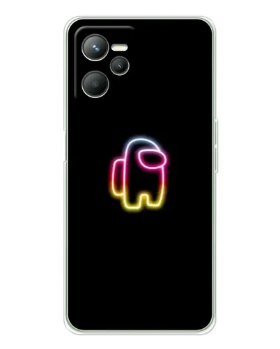 Чехол для Realme C36 с картинкой «Among Us градиент»