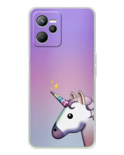 Чехол для Realme C36 с картинкой «Единорог градиент»
